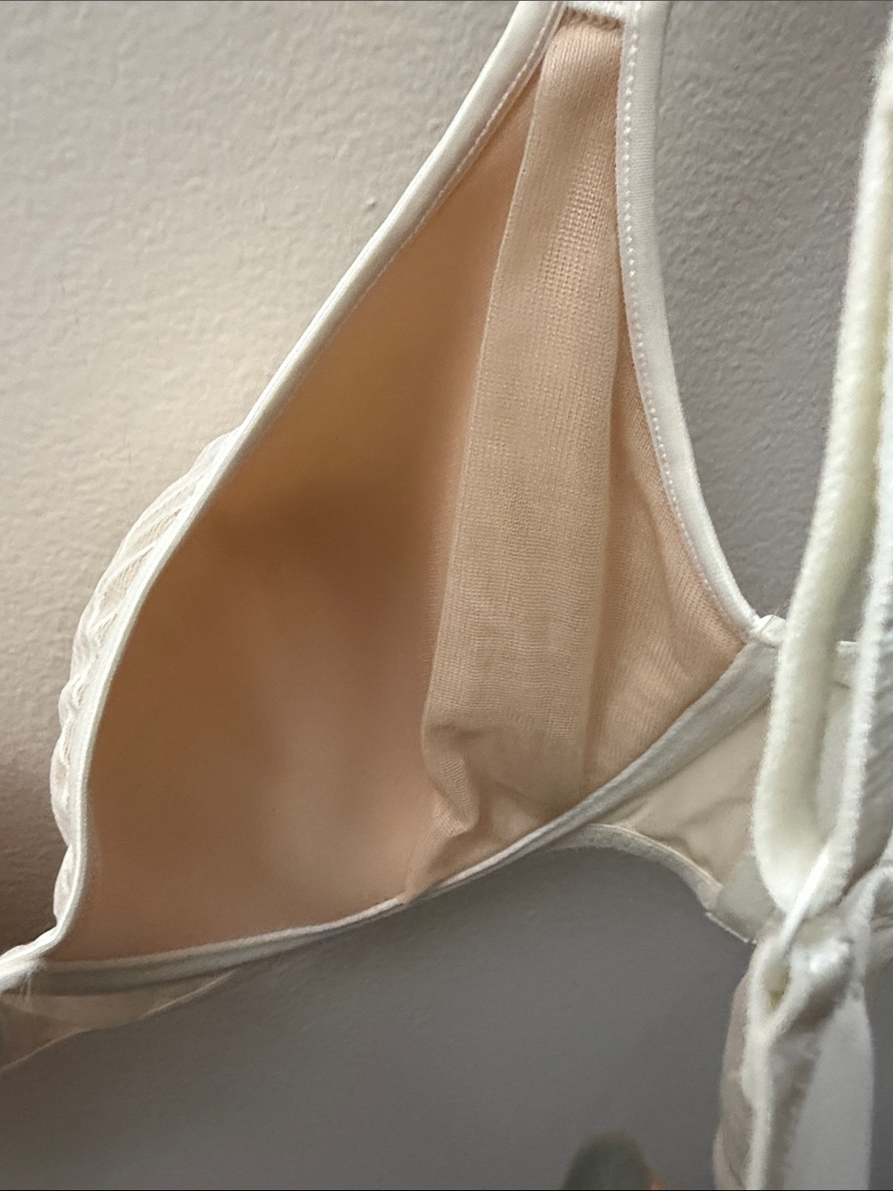 Eco-Friendly Spacer Cup Bra in Ivory Cream - Smooth Support - Picture 6 of 13